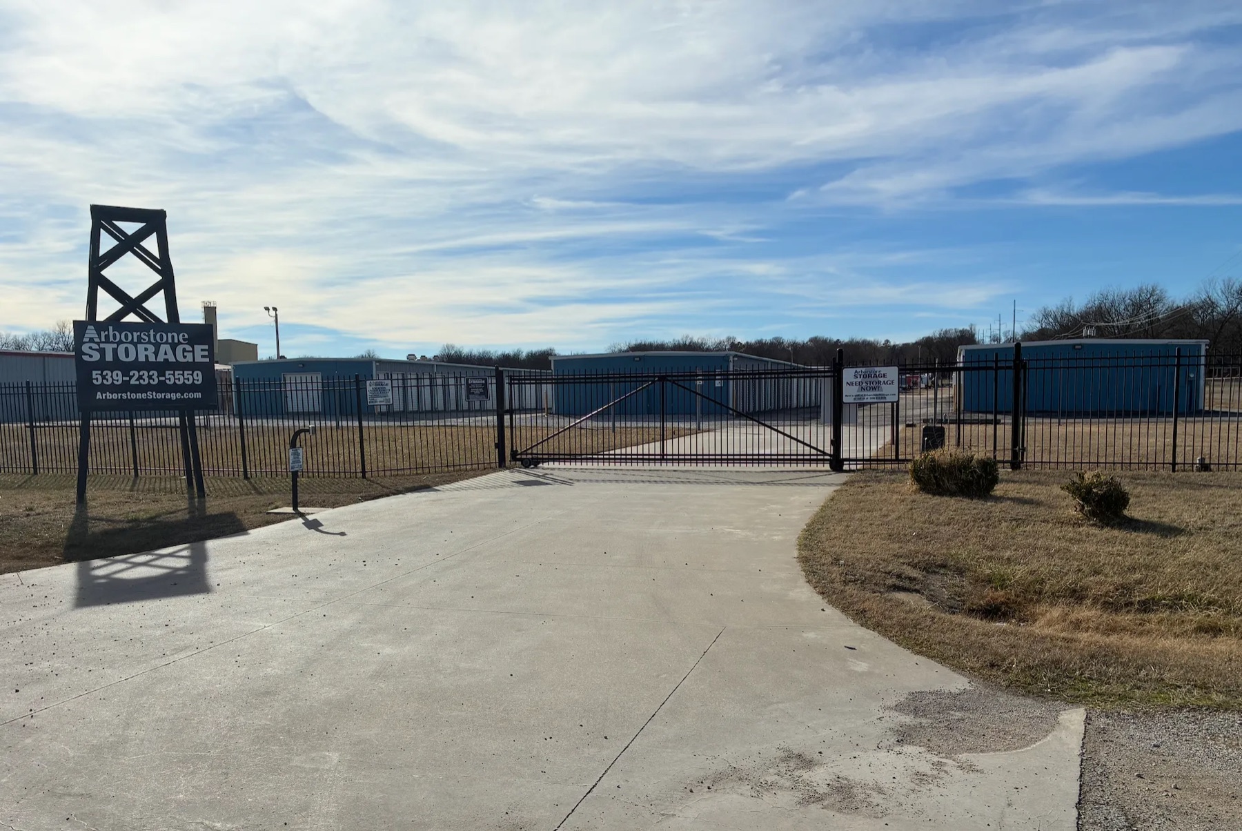 The Arborstone Storage Glenpool facility