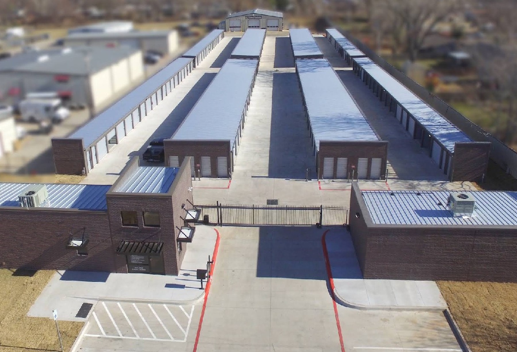 Arborstone Storage 511 N Elm St, Jenks, OK -- aerial view